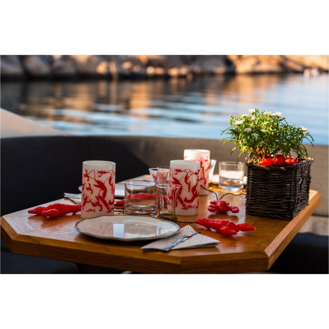 LED Blockljus Crayfish Party Vit Star Trading – bild 10