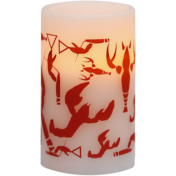LED Blockljus Crayfish Party Vit Star Trading – bild 9