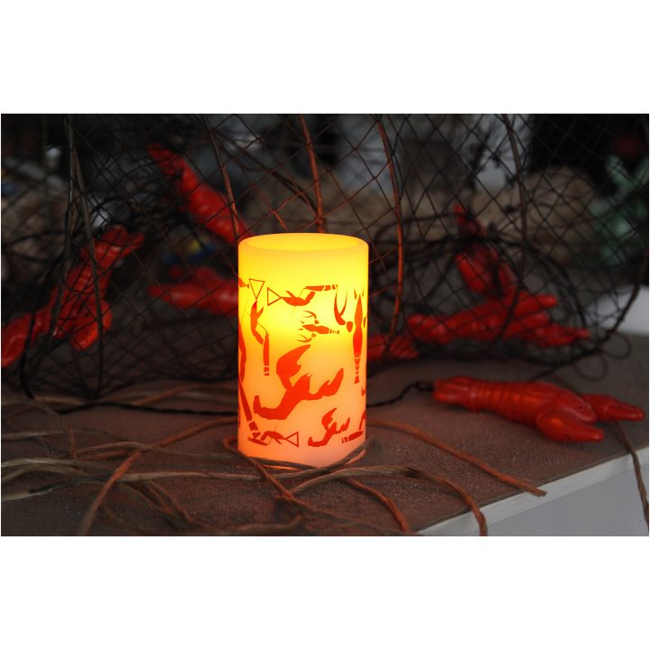LED Blockljus Crayfish Party Vit Star Trading – bild 8