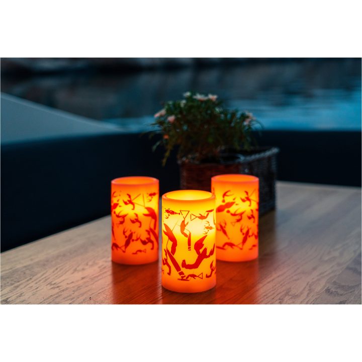 LED Blockljus Crayfish Party Vit Star Trading – bild 4