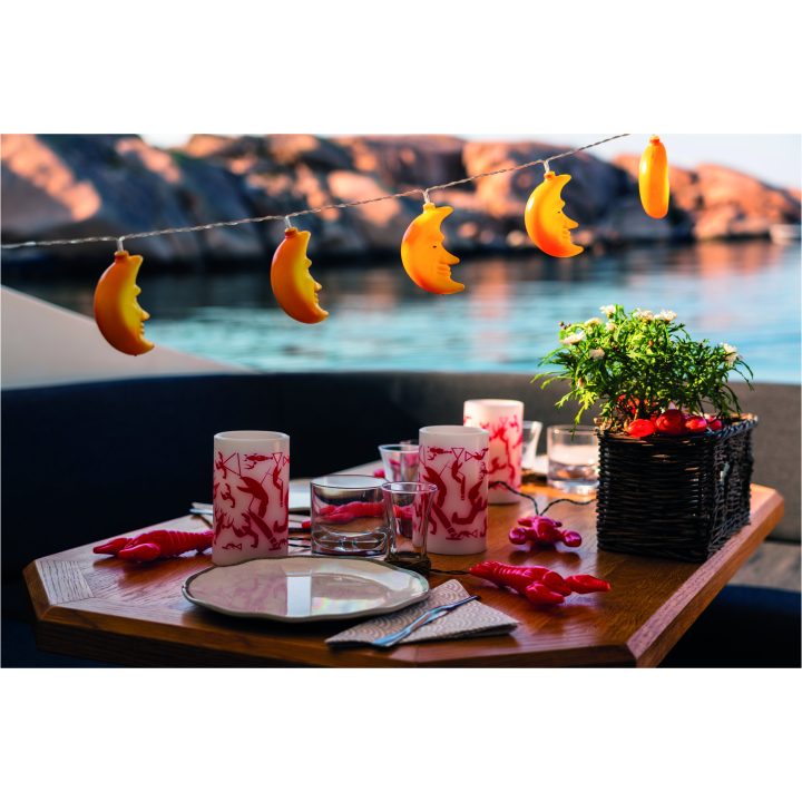 LED Blockljus Crayfish Party Vit Star Trading – bild 3