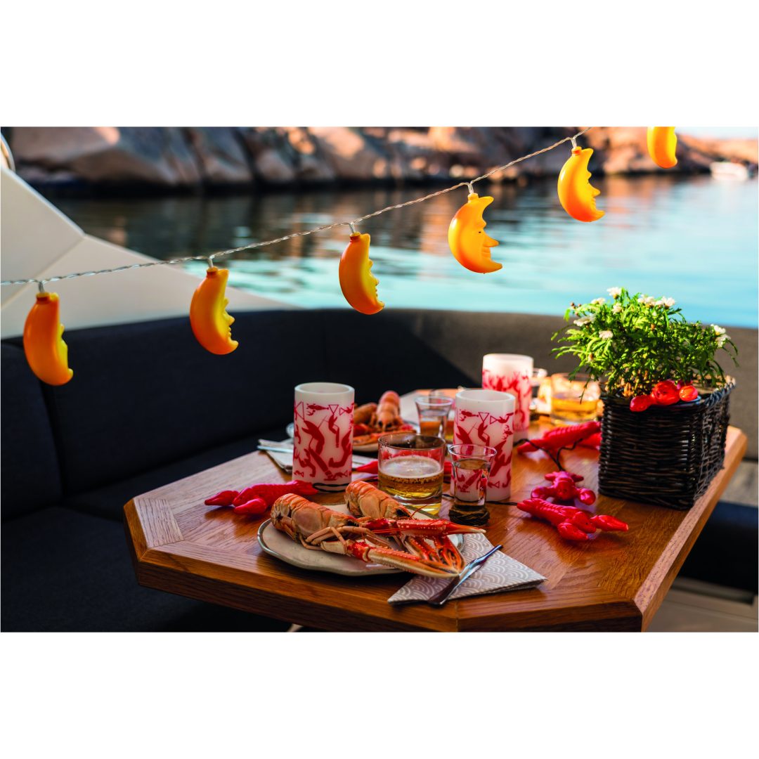 LED Blockljus Crayfish Party Vit Star Trading – bild 2