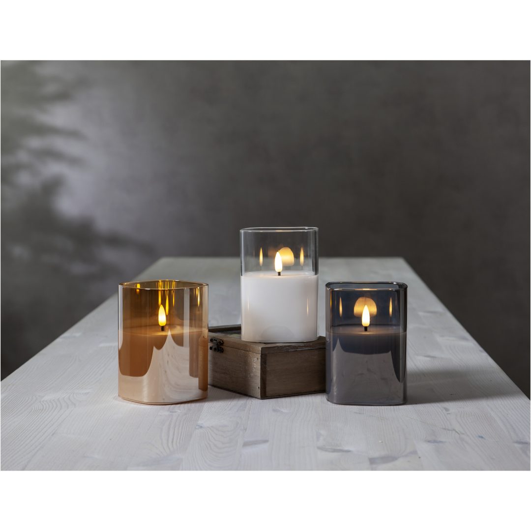 LED Blockljus Flamme Amber Star Trading – bild 10