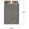 LED Blockljus Flamme Cem Grå Star Trading – miniatyr 10