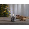 LED Blockljus Flamme Cone Brun Star Trading – miniatyr 3