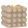 LED Blockljus Flamme Dot Beige Star Trading – miniatyr 19