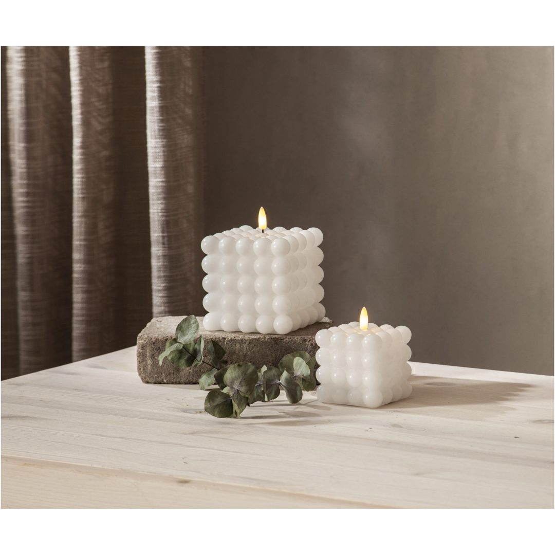 LED Blockljus Flamme Dot Vit Star Trading – bild 10