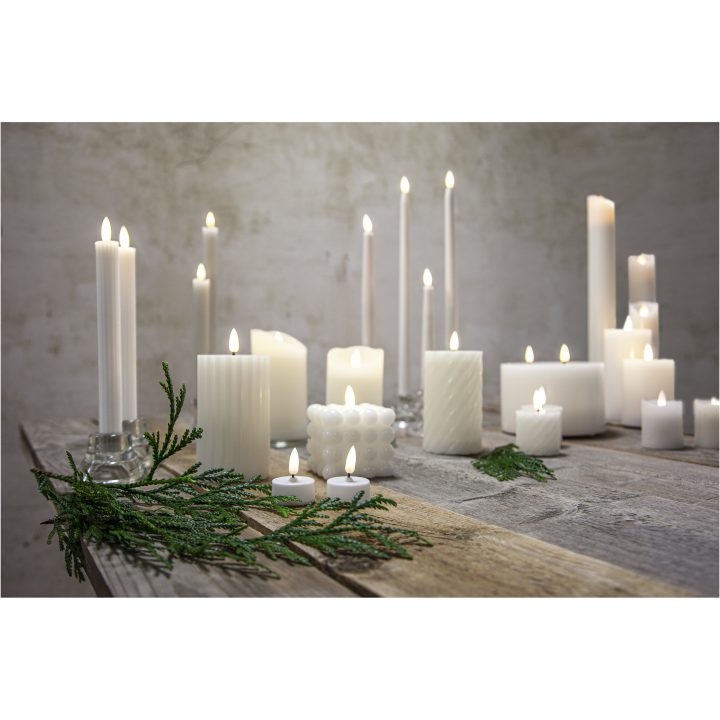 LED Blockljus Flamme Dot Vit Star Trading – bild 14