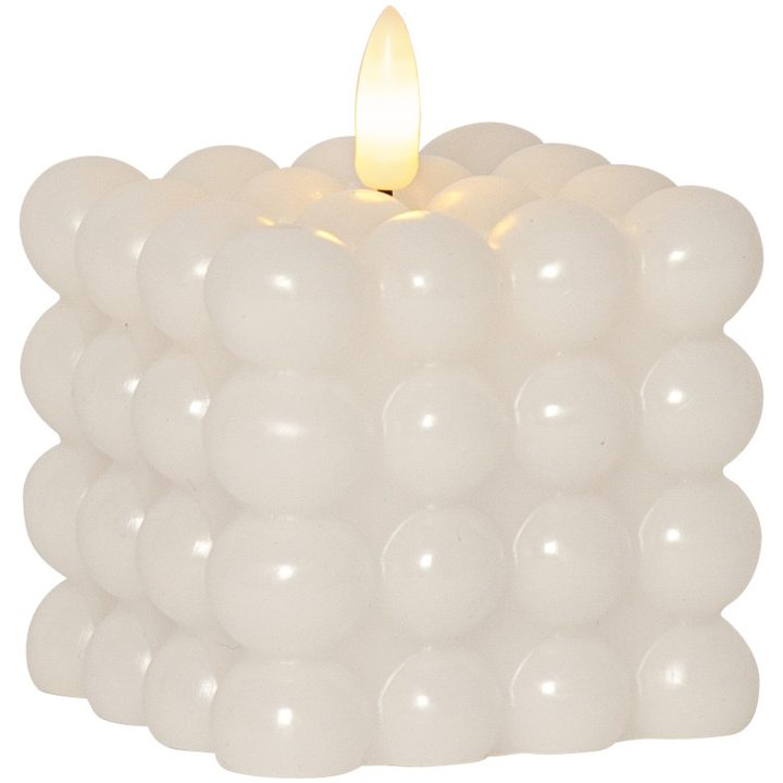 LED Blockljus Flamme Dot Vit Star Trading – bild 12