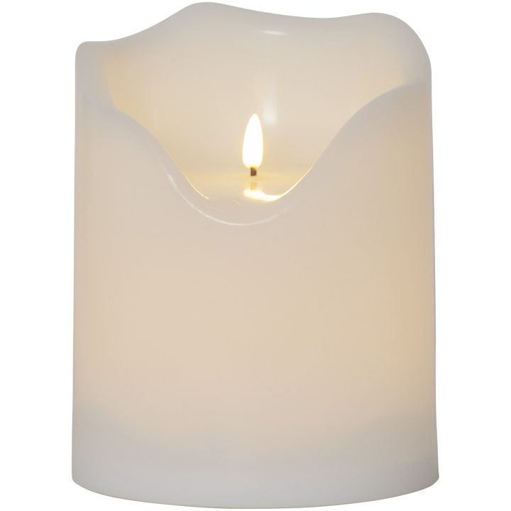 LED Blockljus Flamme Grand Vit Star Trading – bild 18