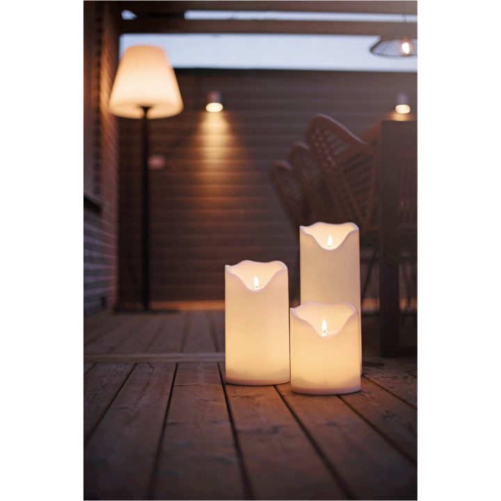 LED Blockljus Flamme Grand Vit Star Trading – bild 17