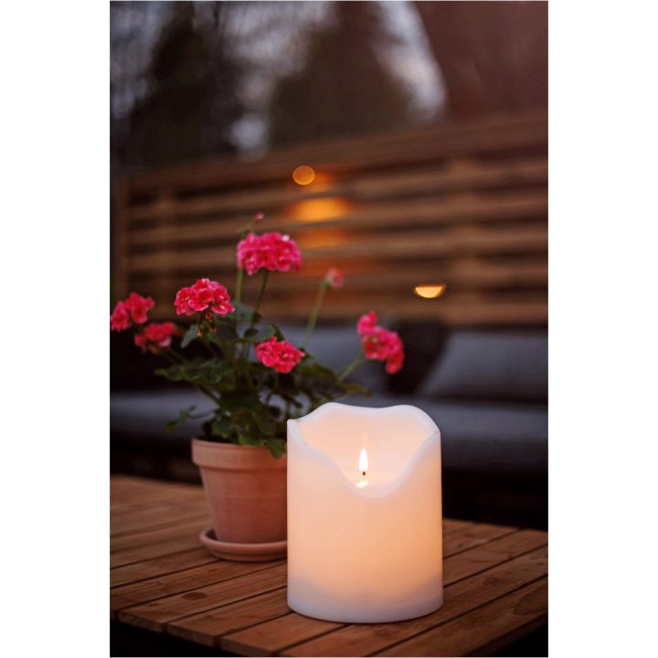 LED Blockljus Flamme Grand Vit Star Trading – bild 16