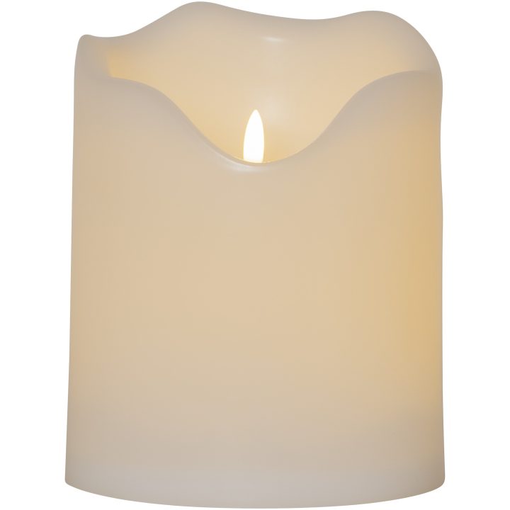 LED Blockljus Flamme Grand Vit Star Trading – bild 7