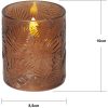 LED-blockljus Flamme Leaf Brun Star Trading – miniatyr 3