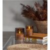 LED-blockljus Flamme Leaf Brun Star Trading – miniatyr 4