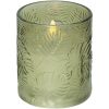 LED-blockljus Flamme Leaf Grön Star Trading – miniatyr 1