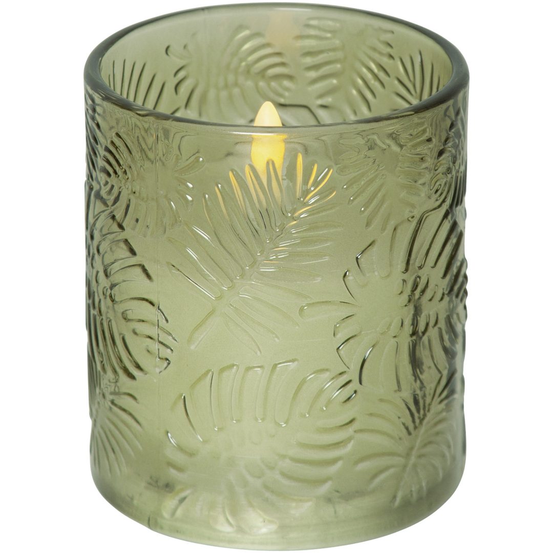 LED Blockljus Flamme Leaf STAR TRADING