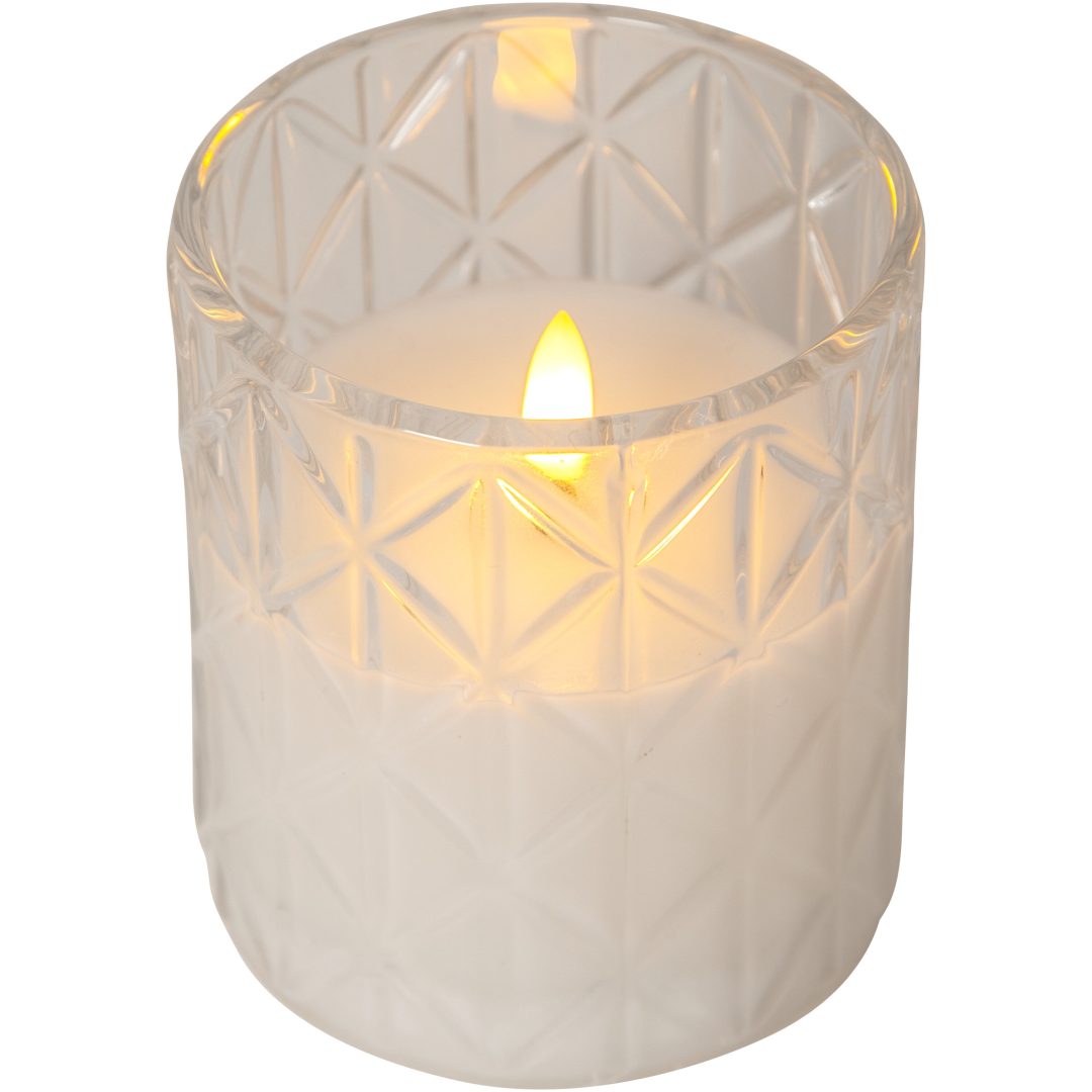 LED Blockljus Flamme Romb Transparent Star Trading – bild 6