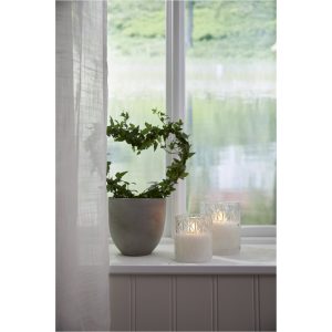 LED Blockljus Flamme Romb Transparent Star Trading