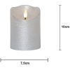 LED Blockljus Flamme Rustic Silver Star Trading – miniatyr 3