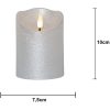 LED Blockljus Flamme Rustic Silver Star Trading – miniatyr 6