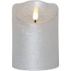 LED Blockljus Flamme Rustic Silver Star Trading – miniatyr 1