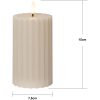 LED-blockljus Flamme Stripe Beige Star Trading – miniatyr 14