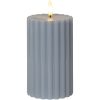 LED-blockljus Flamme Stripe Blå Star Trading – miniatyr 1