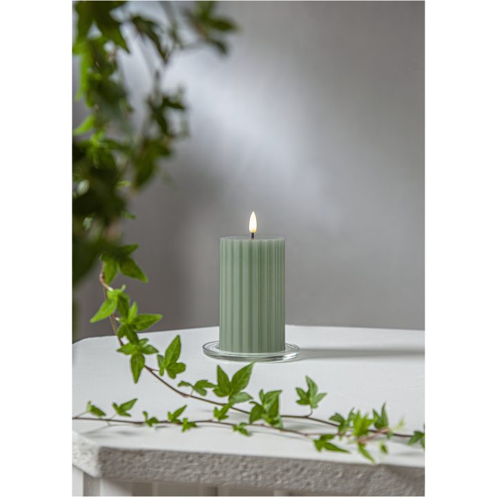 LED-blockljus Flamme Stripe Grön Star Trading – bild 2