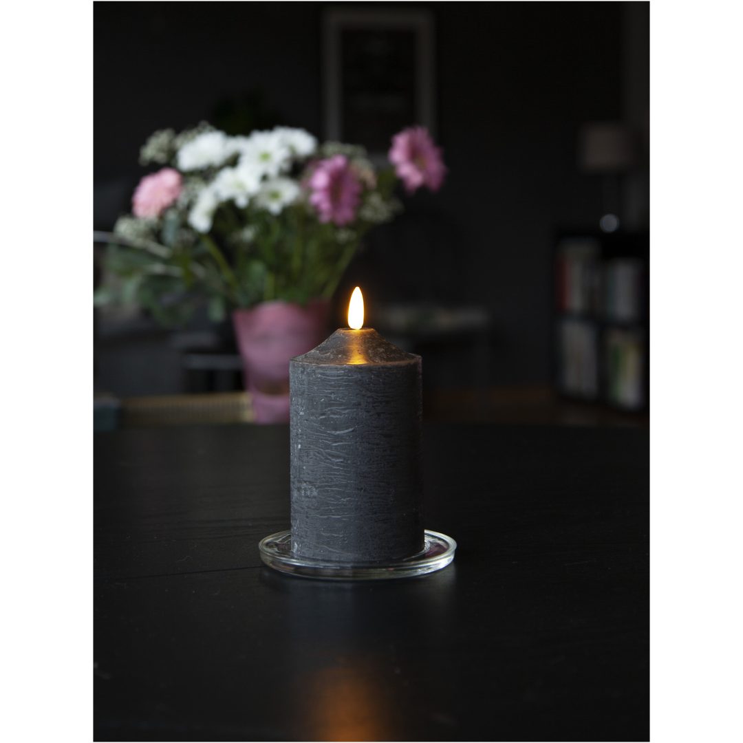 LED Blockljus Flamme Svart Star Trading – bild 7