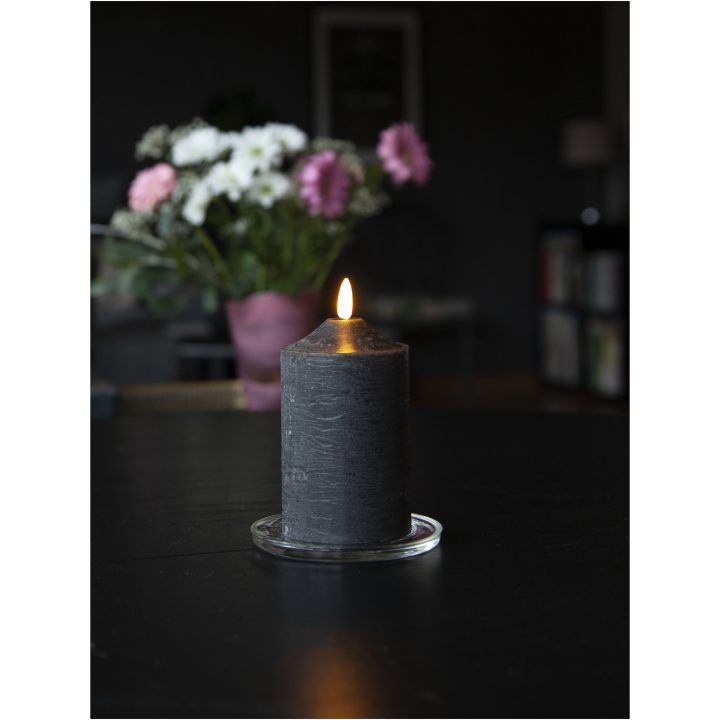 LED Blockljus Flamme Svart Star Trading – bild 7