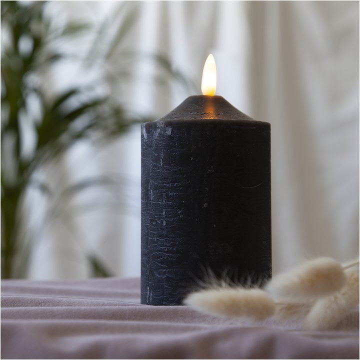 LED Blockljus Flamme Svart Star Trading – bild 6