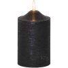 LED Blockljus Flamme Svart Star Trading – miniatyr 1