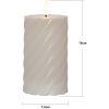 LED Blockljus Flamme Swirl Beige Star Trading – miniatyr 11