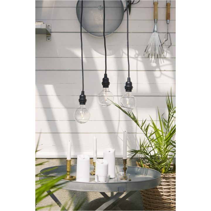 LED Blockljus Flamme Vit Star Trading – bild 45