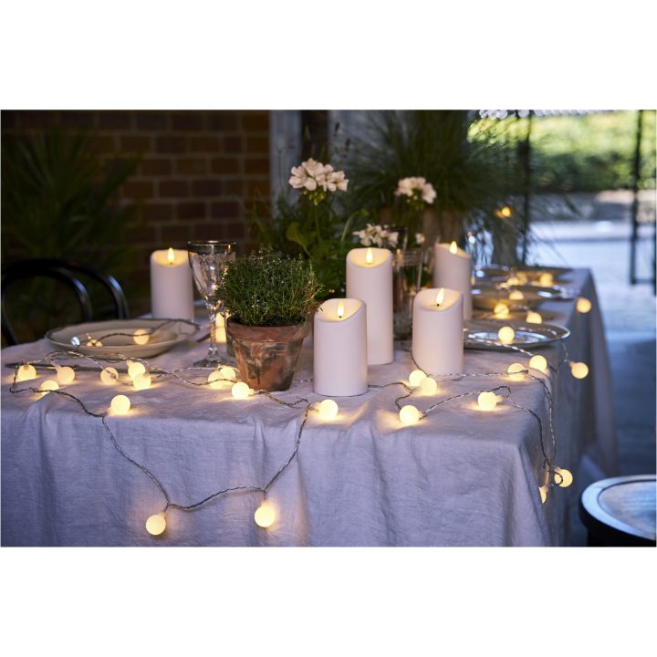 LED Blockljus Flamme Vit Star Trading – bild 34