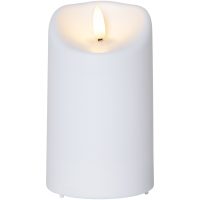 LED Blockljus Flamme Vit Star Trading