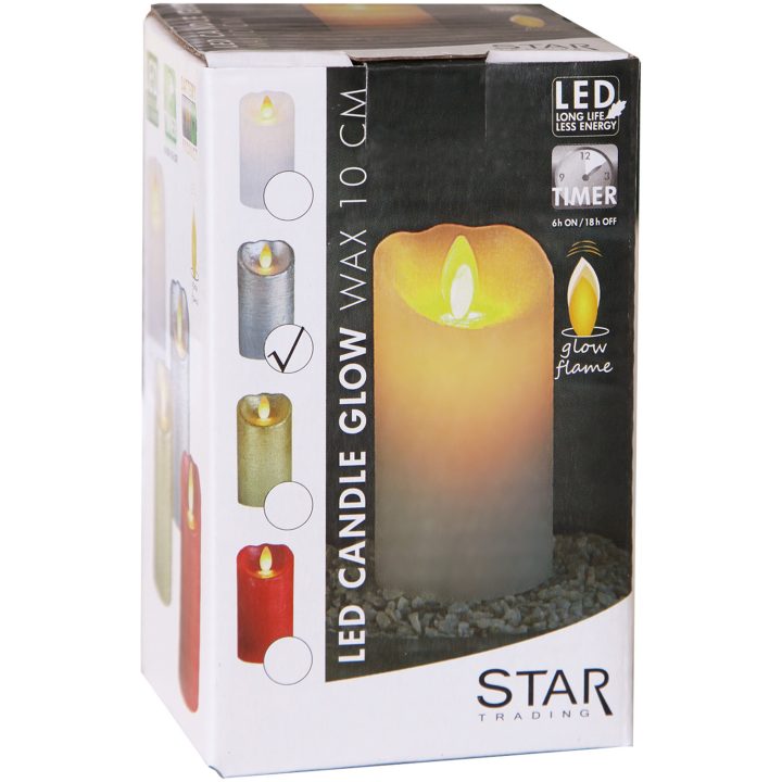 LED Blockljus Glow Vit Star Trading – bild 6