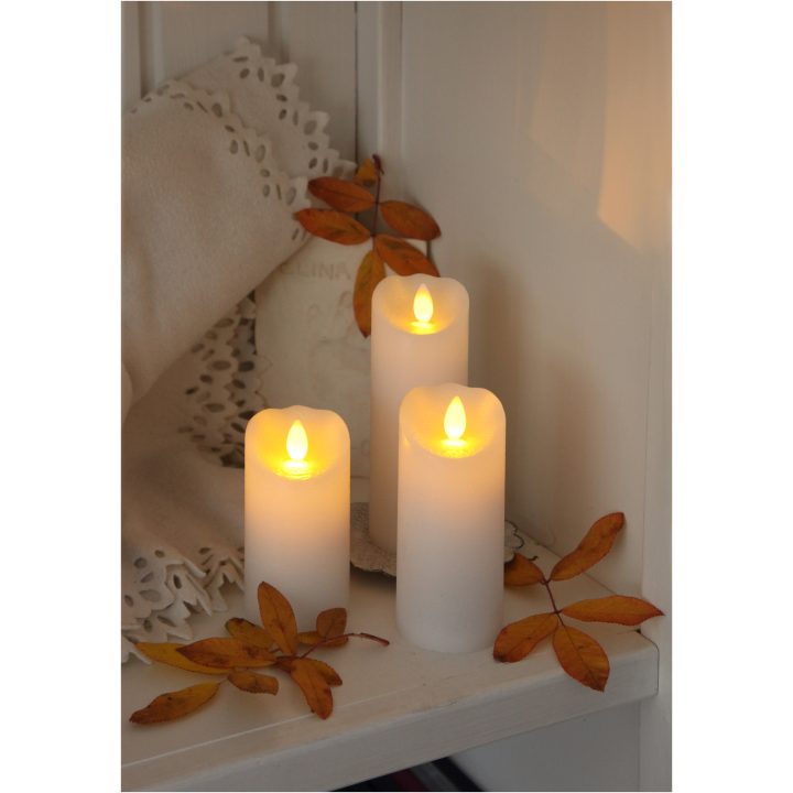 LED Blockljus Glow Vit Star Trading – bild 5