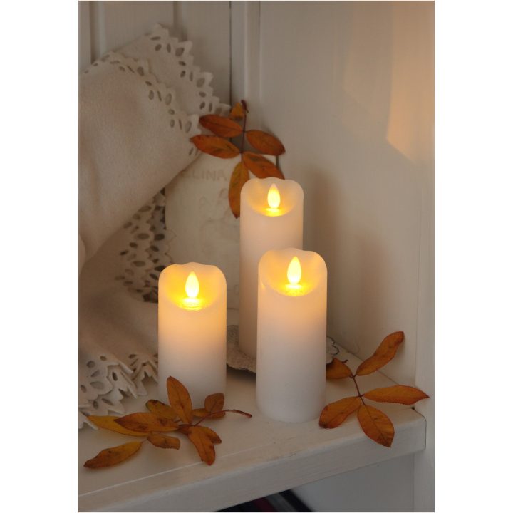 LED Blockljus Glow Vit Star Trading – bild 5
