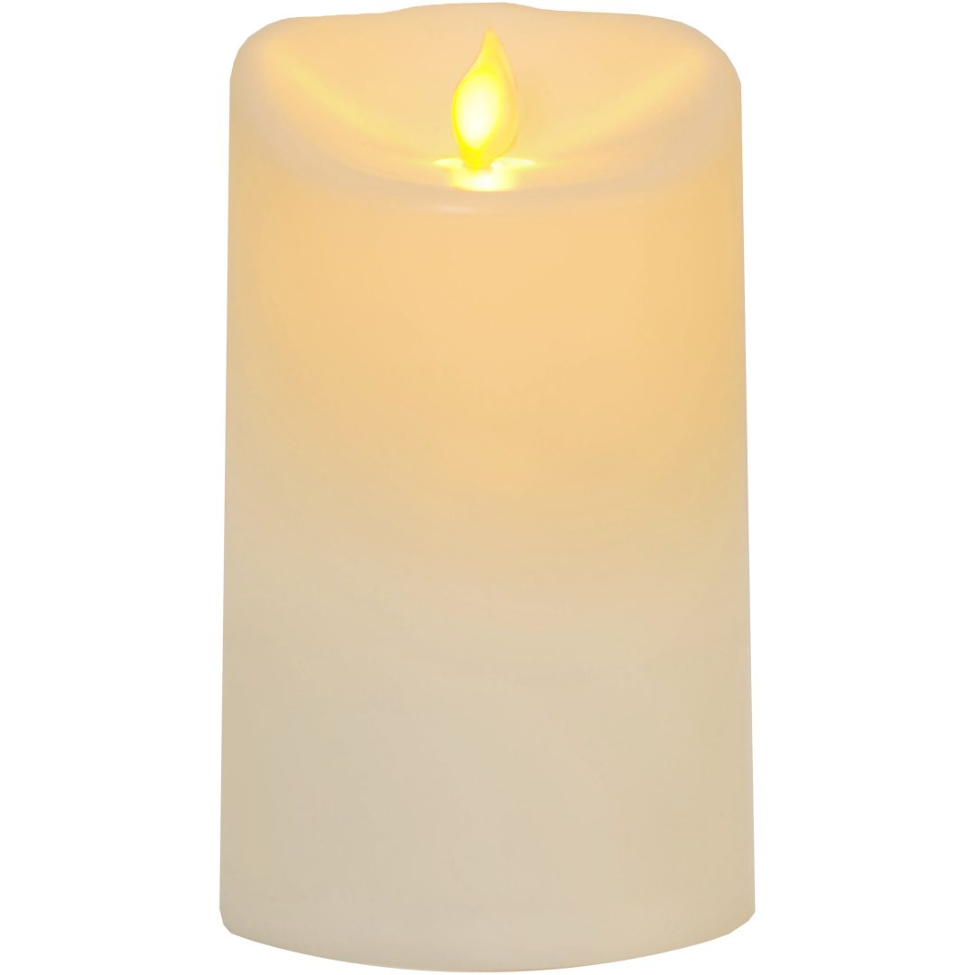 LED Blockljus M-Twinkle Elfenben Star Trading