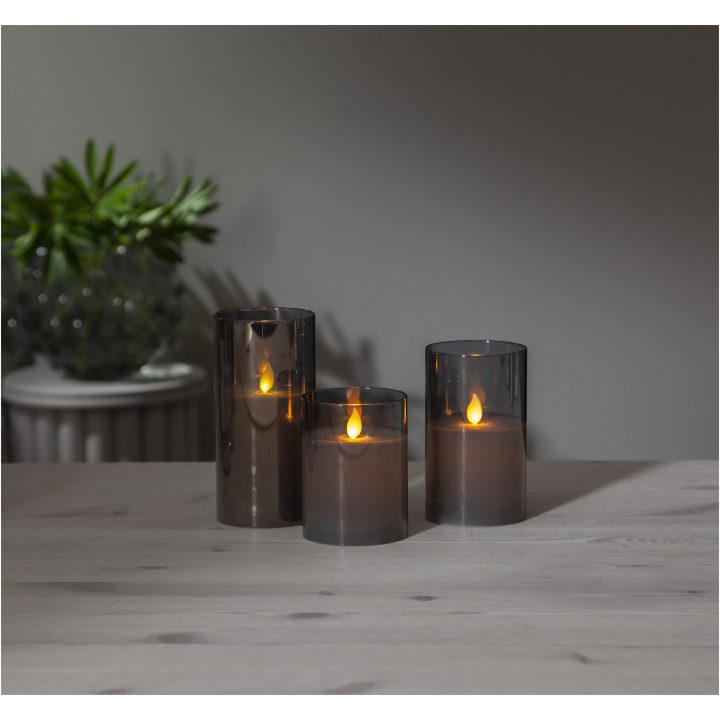 LED Blockljus M-Twinkle Svart Star Trading – bild 3