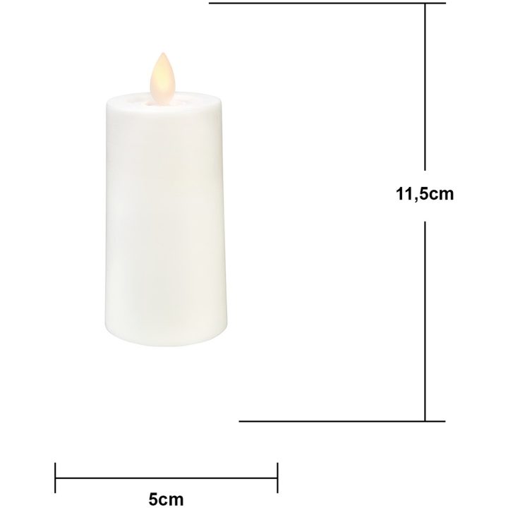 LED Blockljus M-Twinkle Vit Star Trading – bild 11