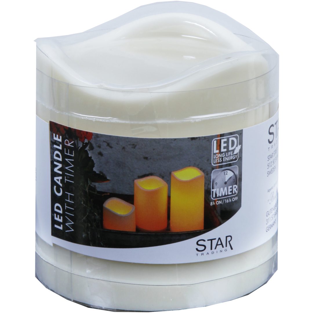 LED Blockljus Paul Beige Star Trading – bild 17
