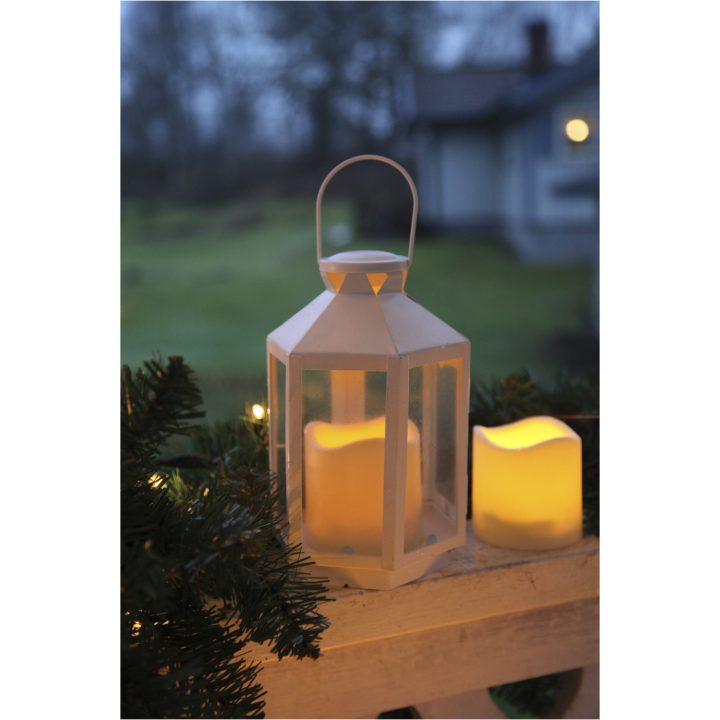 LED Blockljus Paul Beige Star Trading – bild 3