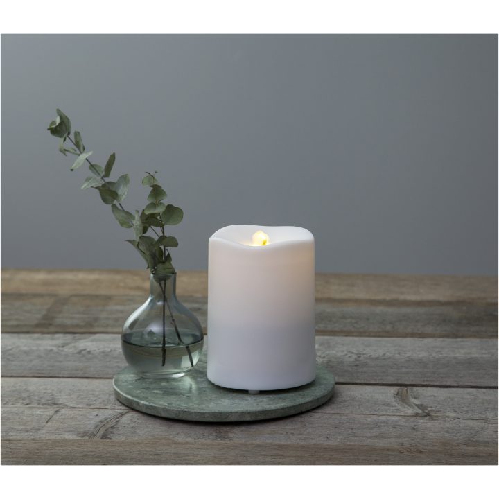 LED Blockljus Water Candle Vit Star Trading – bild 10