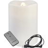 LED Blockljus Water Candle Vit Star Trading – miniatyr 1