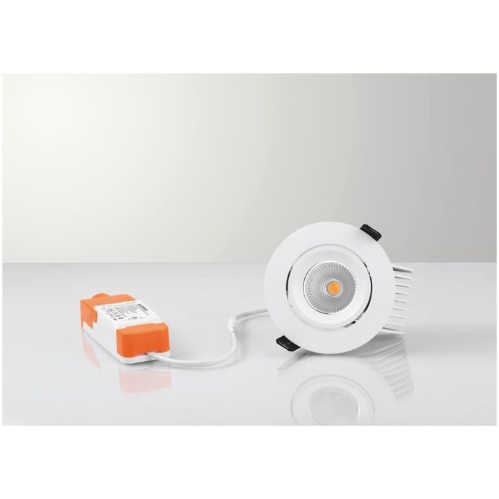 LED-downlight Belzig Tune, Vit, IP21 MALMBERGS – bild 3