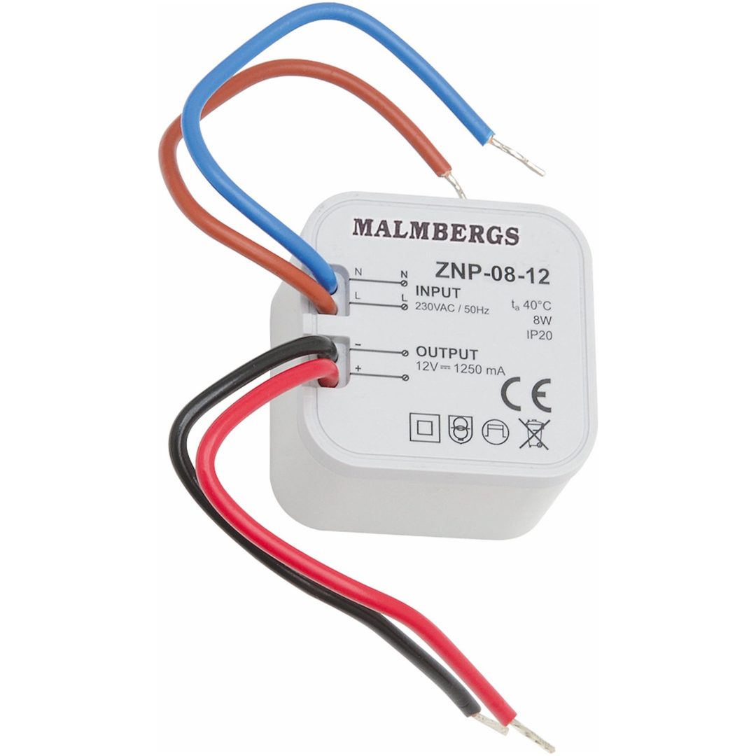 LED-DRIVER, KONSTANTSPÄNNING 12V Malmbergs – bild 2