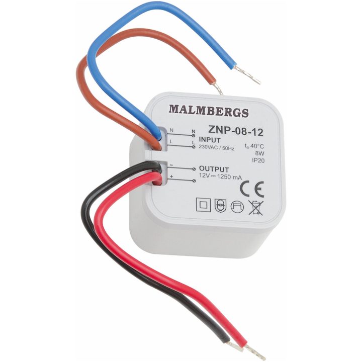 LED-DRIVER, KONSTANTSPÄNNING 12V Malmbergs – bild 2